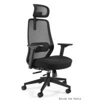 UNIQUE MEBLE - SONIC Fotel Obrotowy 8125BG | Czarny
